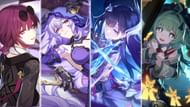 Kafka, Black Swan, Hysilens, Huohuo (Image via HoYoverse)